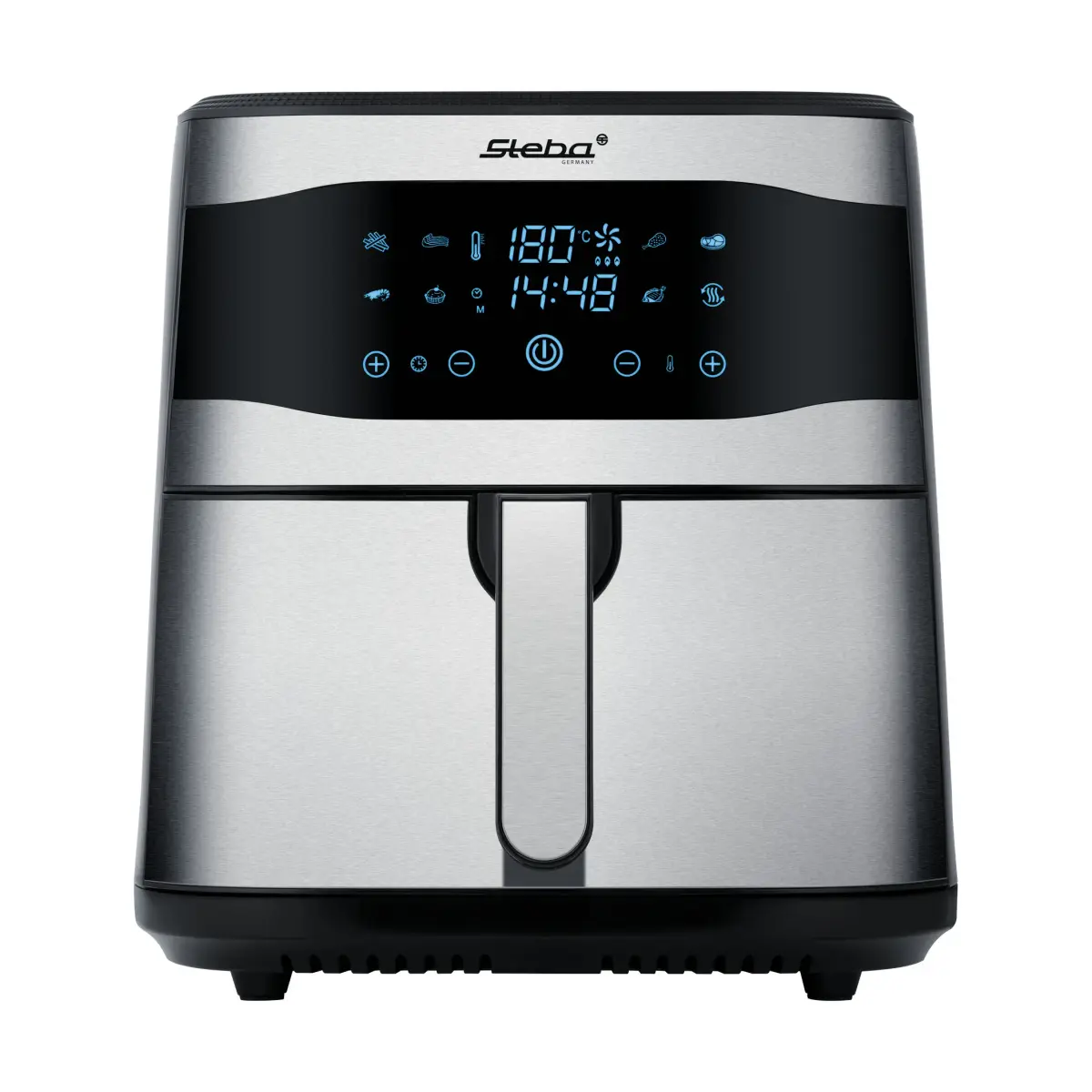 Steba HF8000 Family airfryer 8 L, Rustfritt stål