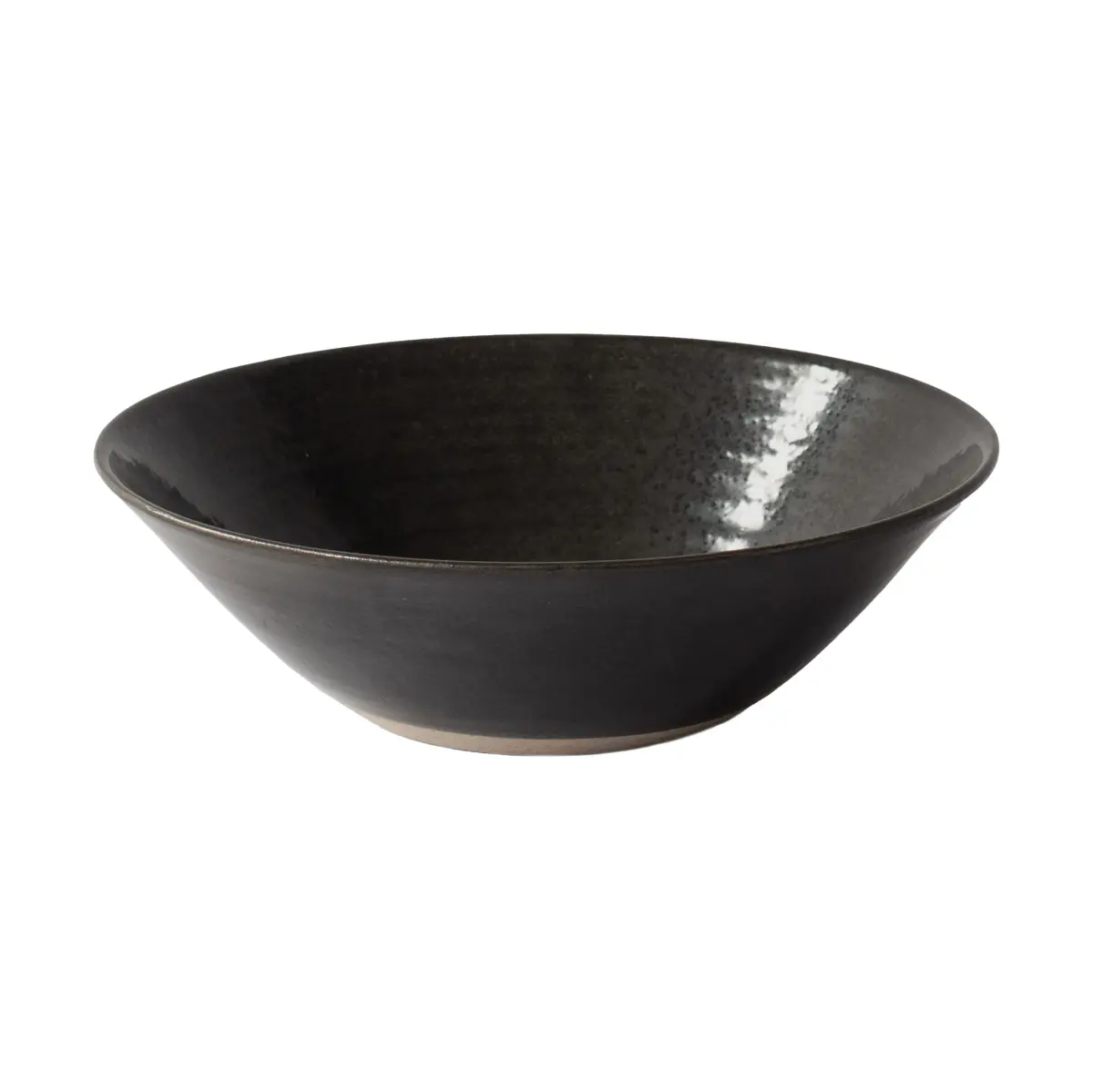 Fenix serveringsskål, medium Ø23,5 cm, Brun-svart