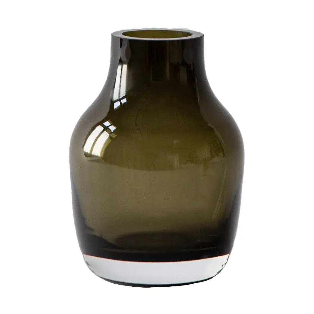 Paloma vase, small 20 cm, Smoke green