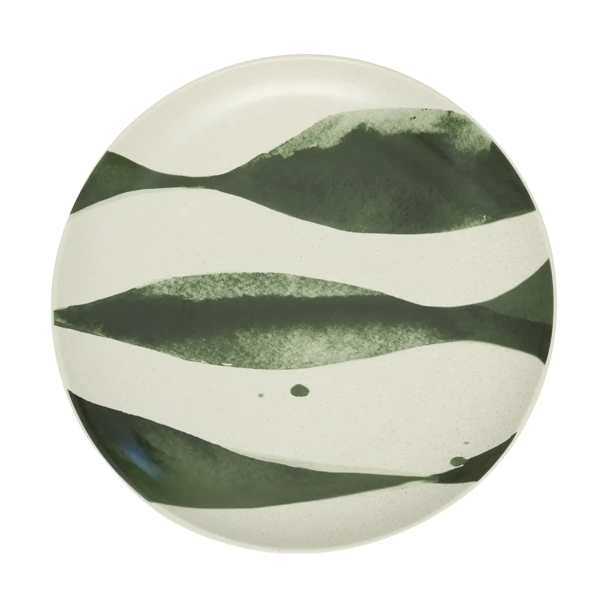 Aalto bolle Ø35 cm, Hvit-grønn