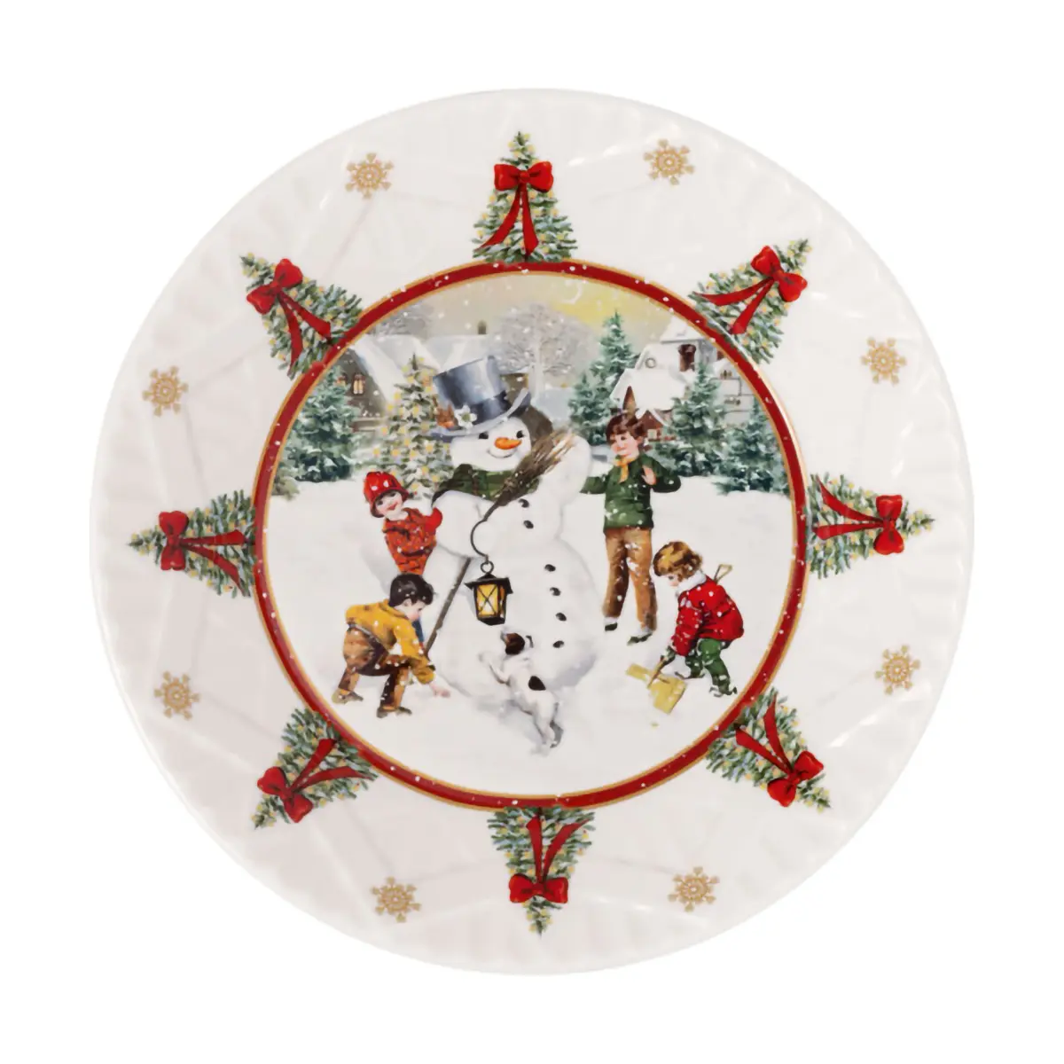 Toy´s Fantasy skål L 25 cm, Snowman