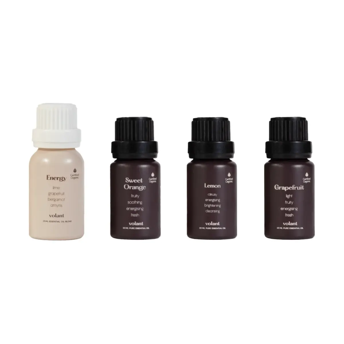 Citrus Boostset eteriske oljer 4-pakning, 3x10 ml-1x15 ml