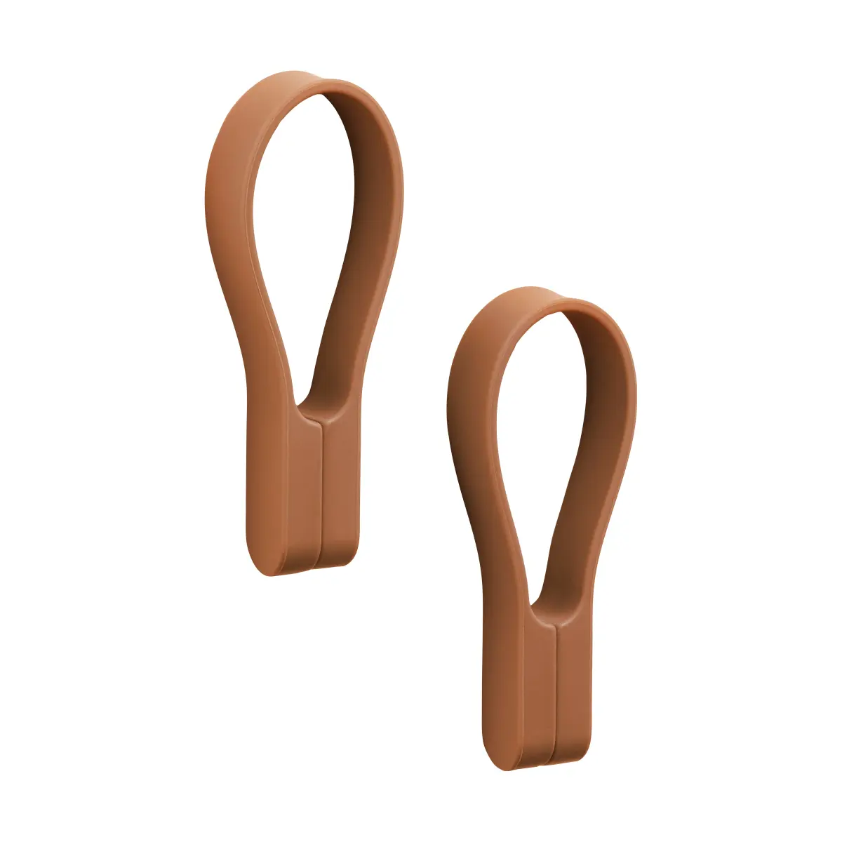 Loop håndklestropp magnet 2-pack, Terracotta