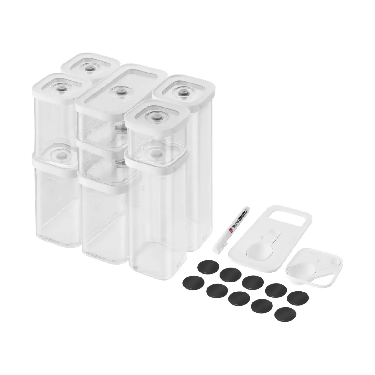 CUBE oppbevaringssett S/M12, 12 deler