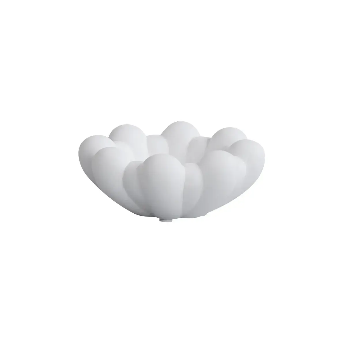 Bloom tray skål mini, Bone White