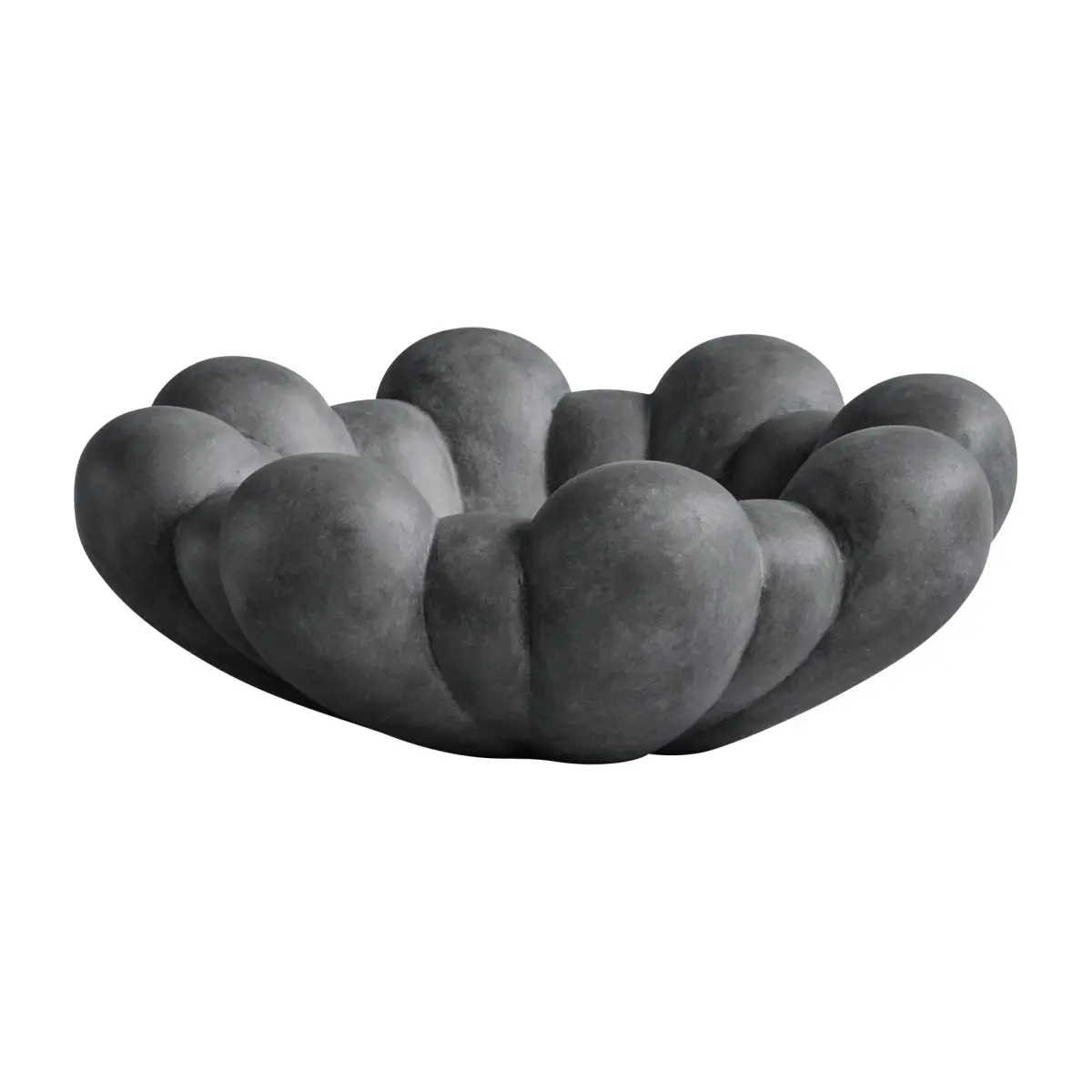 Bloom tray skål stor, Mørkegrå
