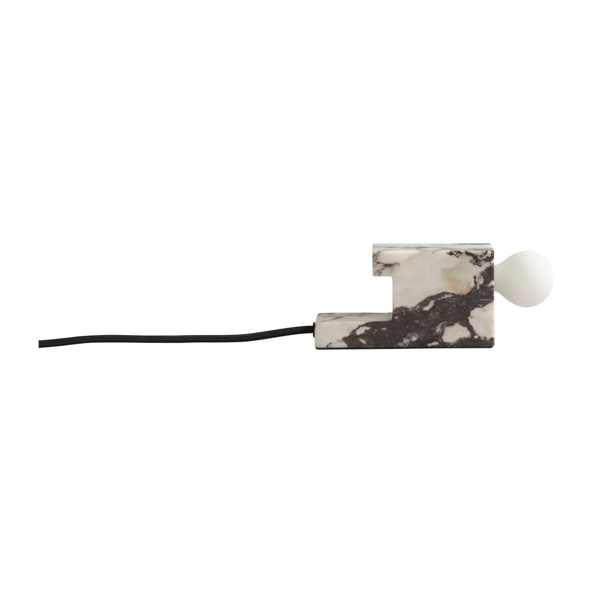 Brett lav lampe 8 x 14 cm, Calacatta