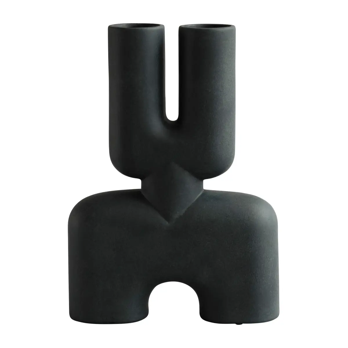Cobra Double Medio vase 34 x 47 cm, Svart