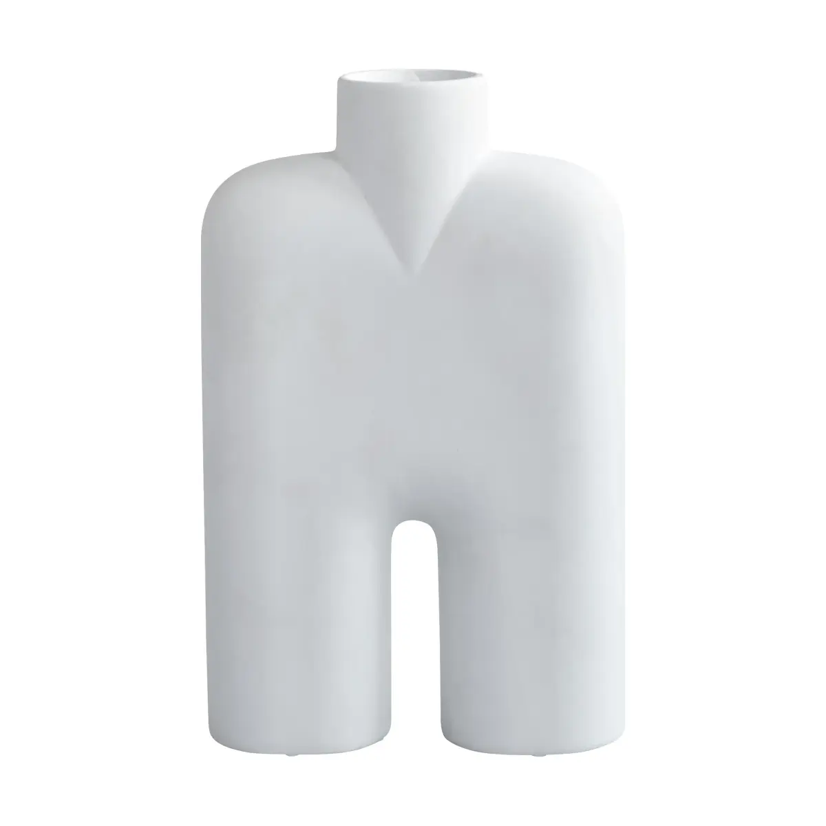 Cobra Tall medio vase 45x28 cm, Bone white