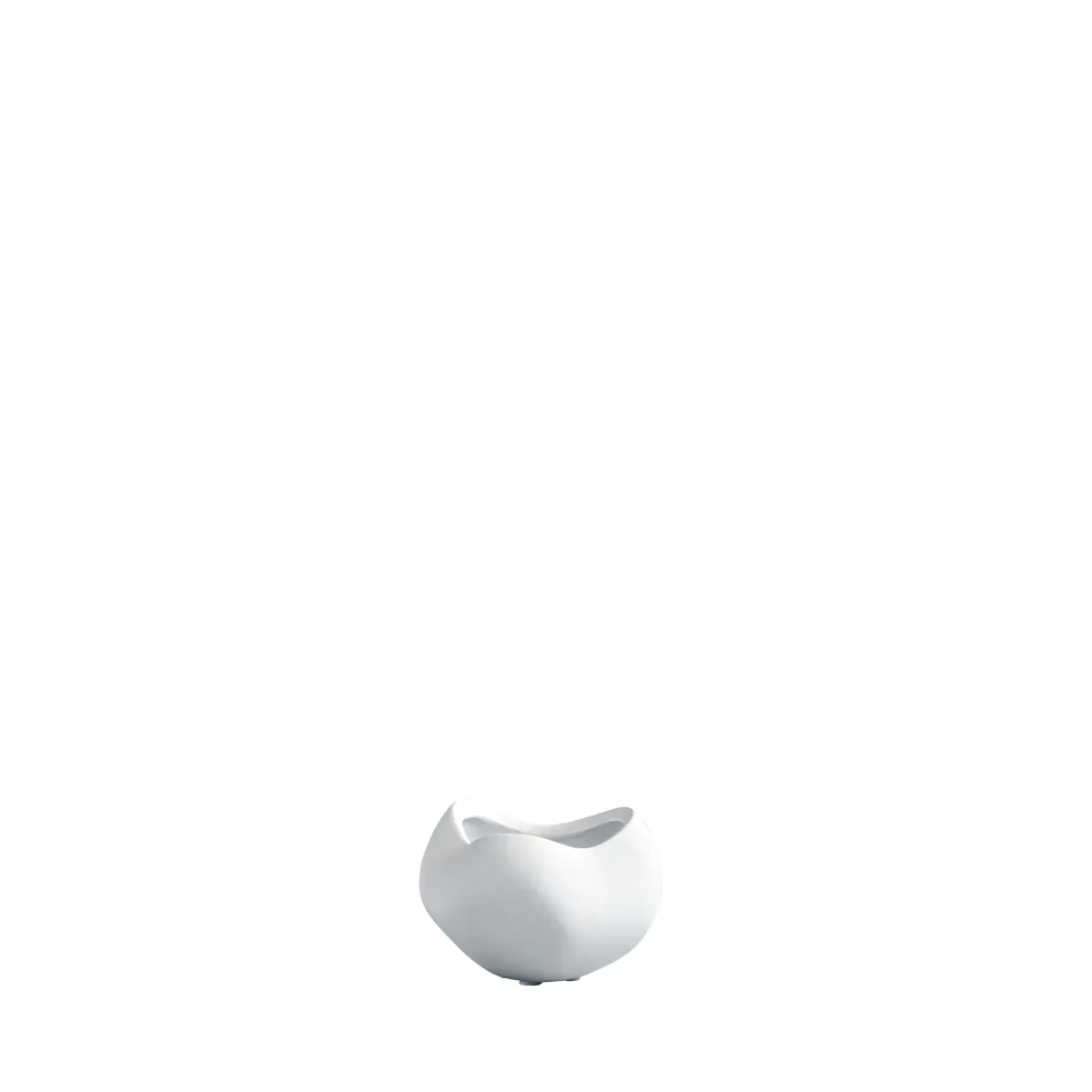 Curve mini skål 11 cm, Bone white
