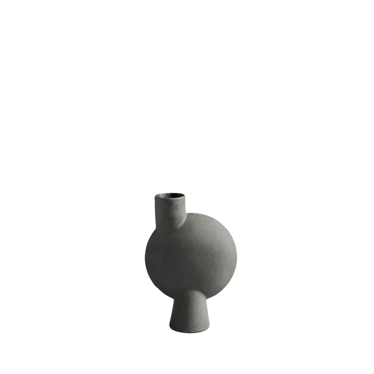 Sphere Vase Bubl Medio, Dark grey