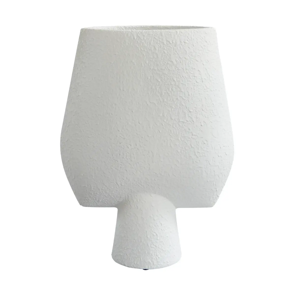 Sphere Vase Square Big Ø33 cm, White