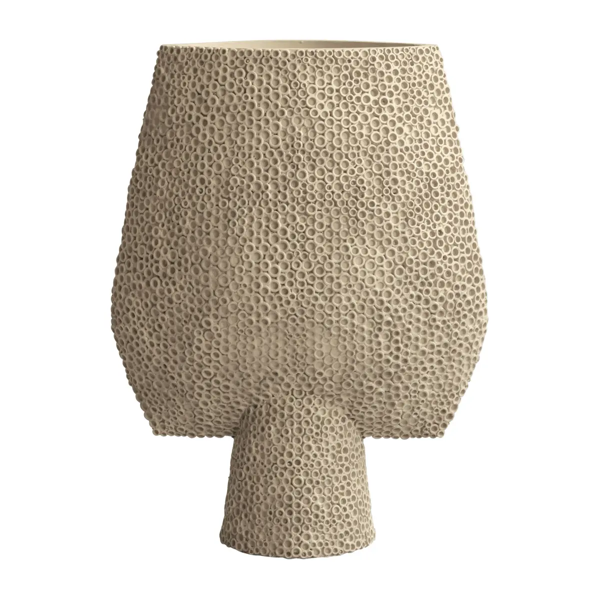 Sphere vase Square Shisen big 44 cm, Sand