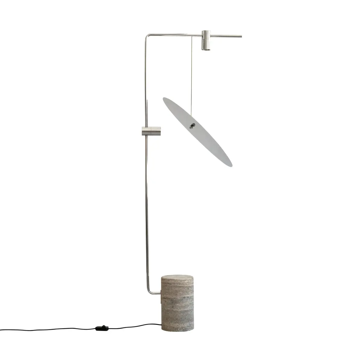 The Moon gulvlampe, Chrome