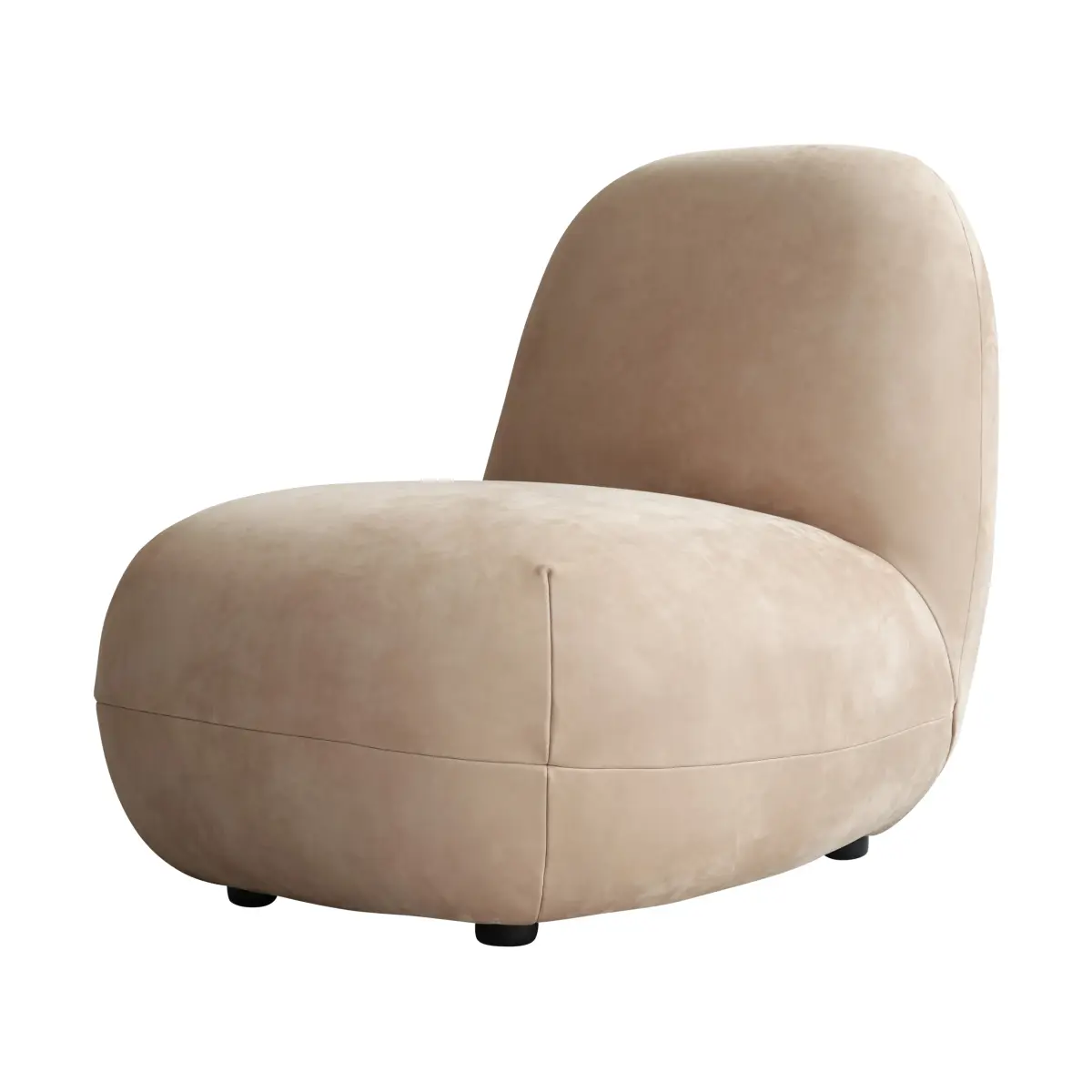 Toe Chair Flat lenestol 92x75 cm, Nubuck