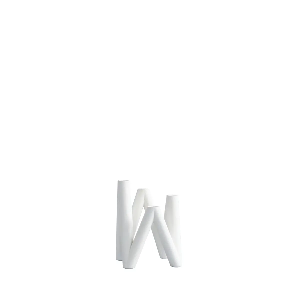 W lysestake 24 cm, Bone white