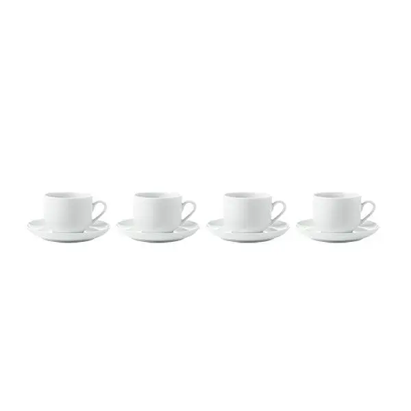 Atelier kaffekopp 18 cl 4-pk, Superhvit