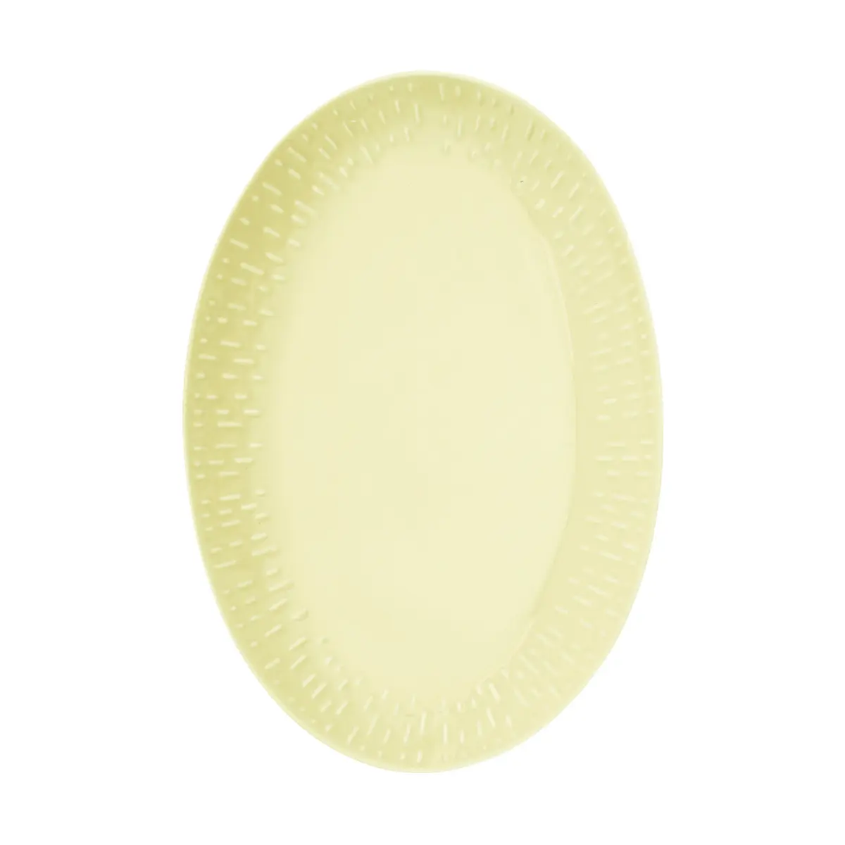 Confetti ovalt fat, Lemon, 25,5×36 cm