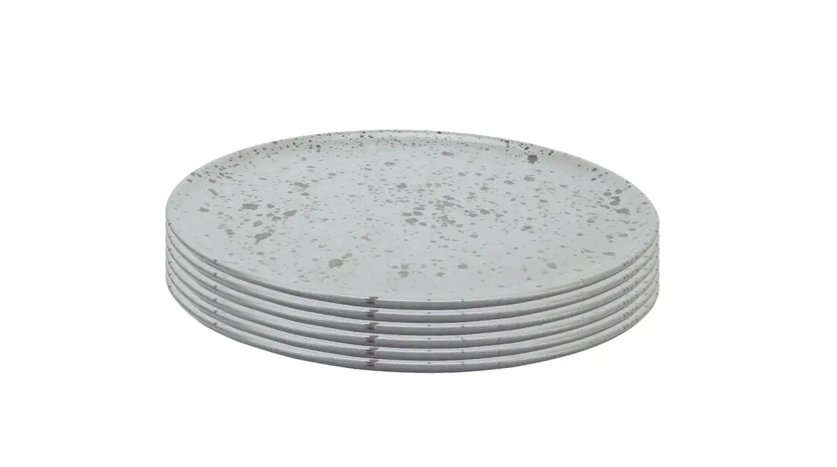 Raw Middagstallerken Ø28 cm 6-pakning, Grå