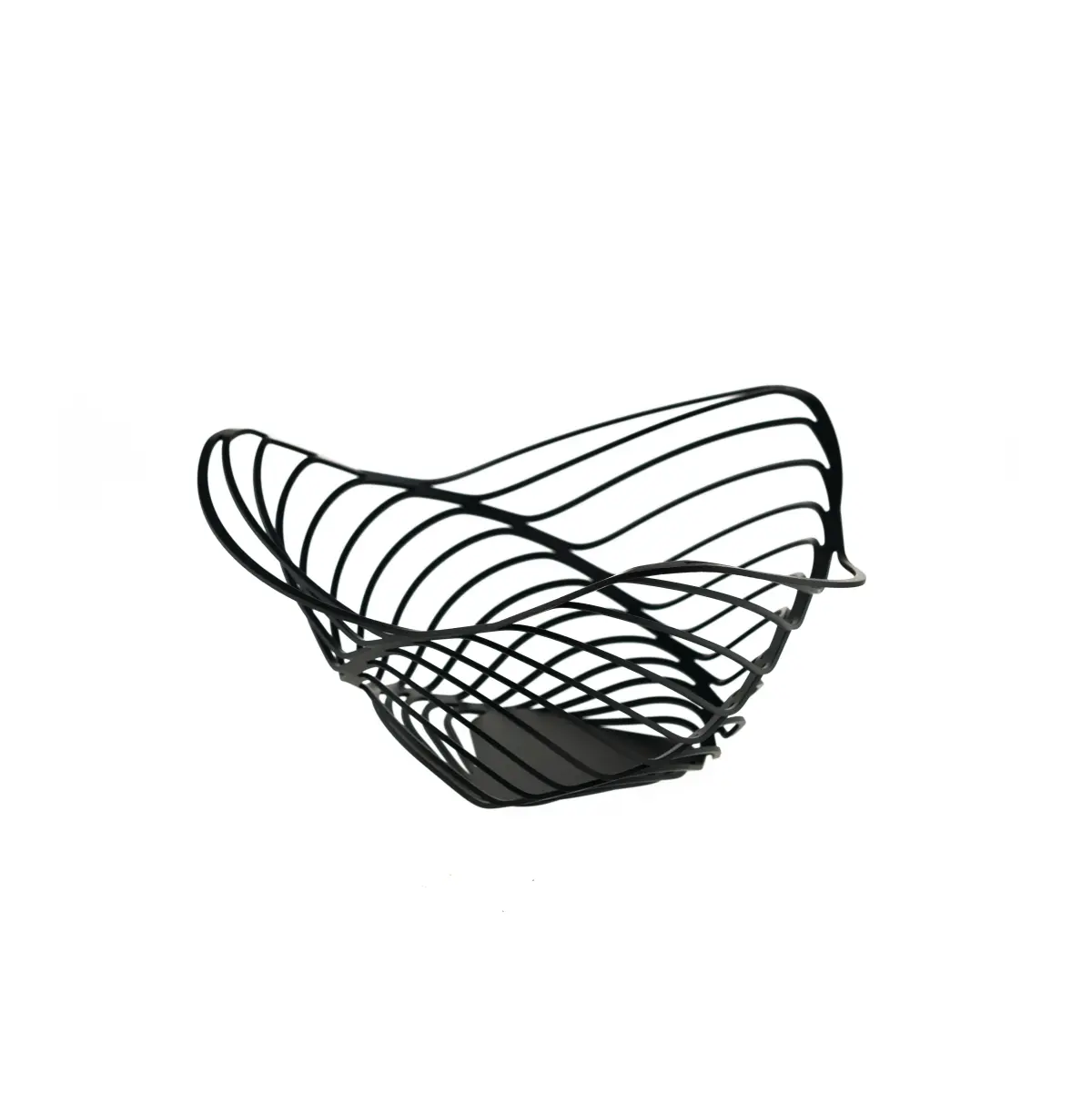 Trinity høy fruktkurv 26 cm, Svart