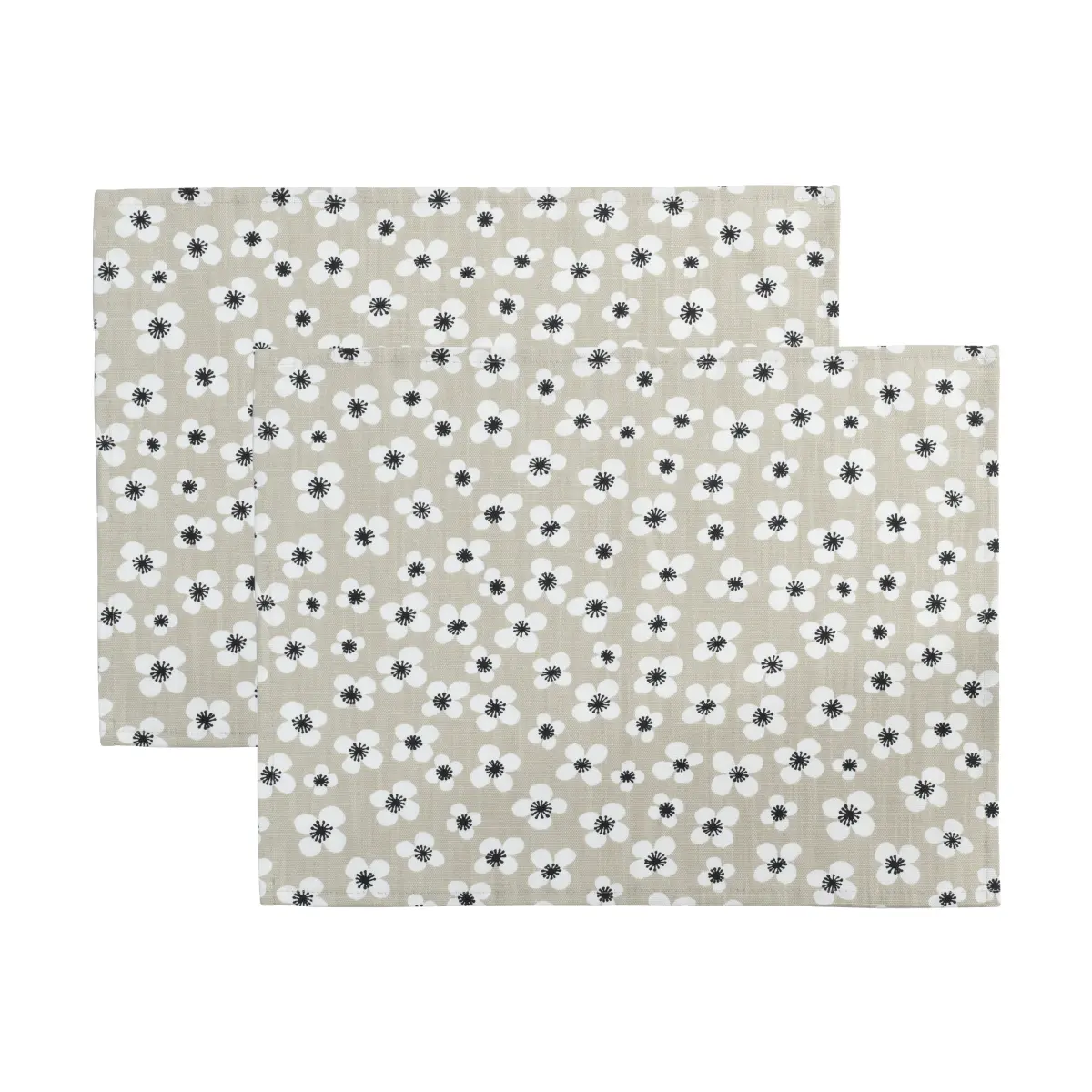 Belle Amie bordbrikke 2-pakning, Beige, 34x45 cm
