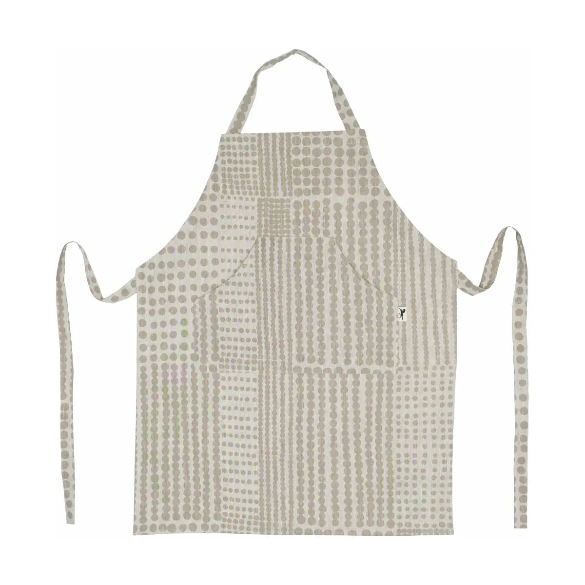 Pricktyg forkle, Natur-taupe