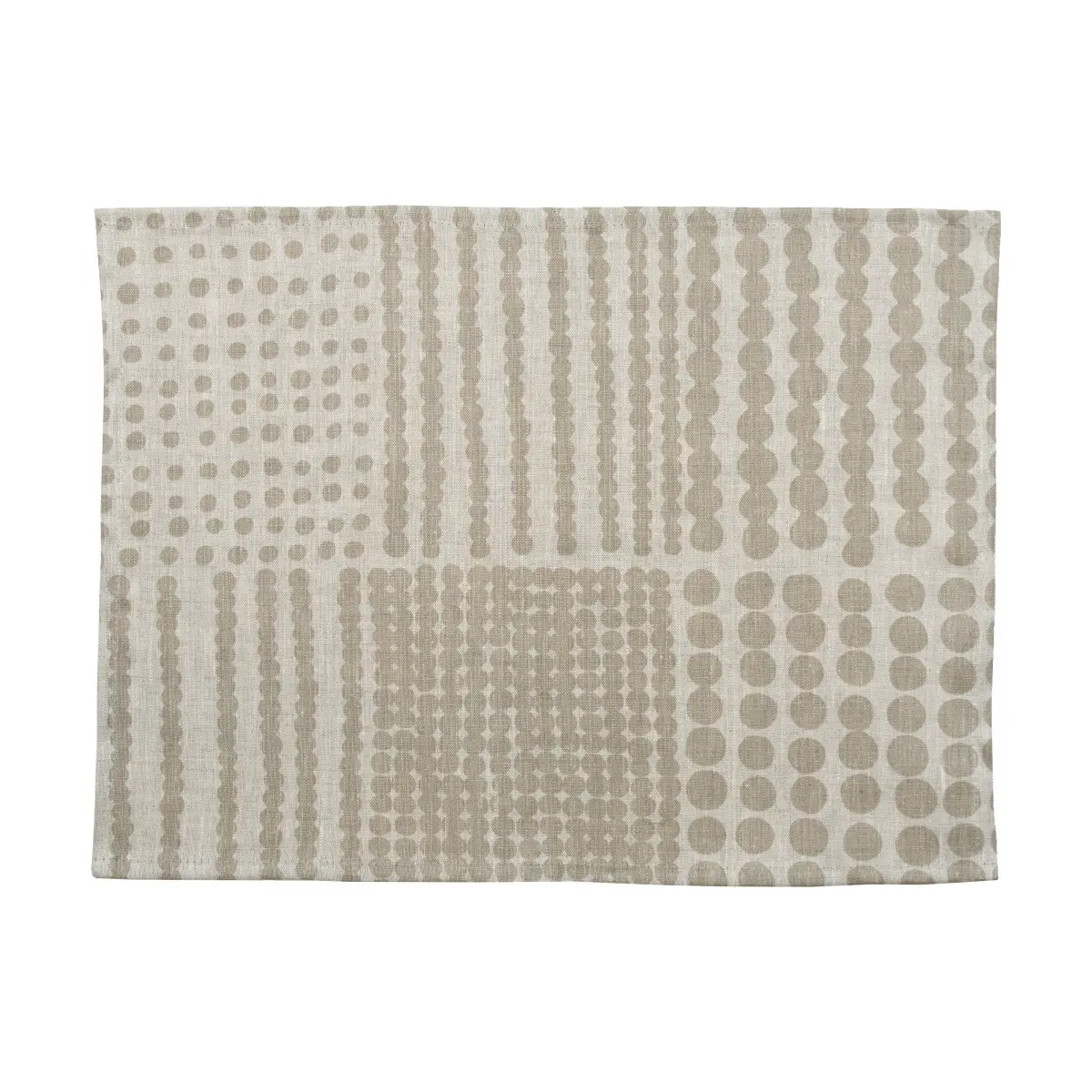 Pricktyg spisebrikke 34 x 45 cm, Natur-taupe