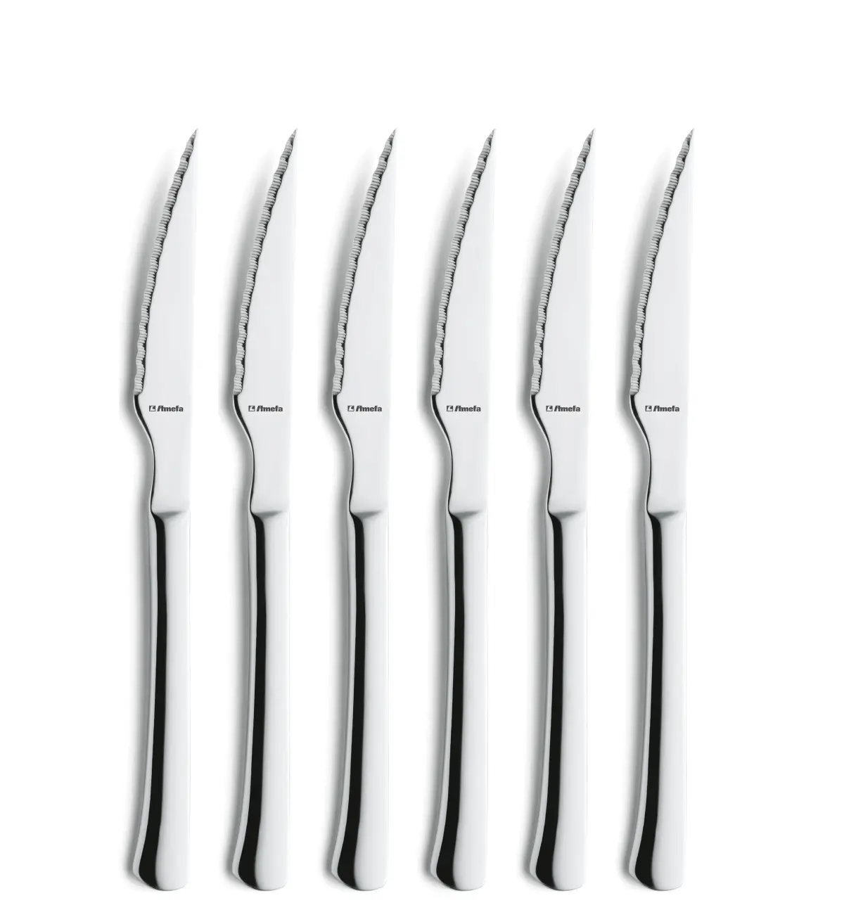 Chuletero grillkniv 6-pk, Rustfritt stål