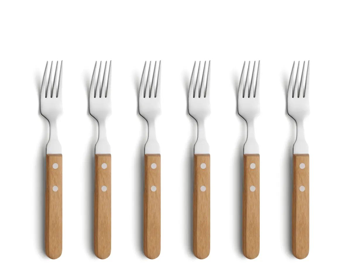 Pizza grillgaffel 6-pk, Eik