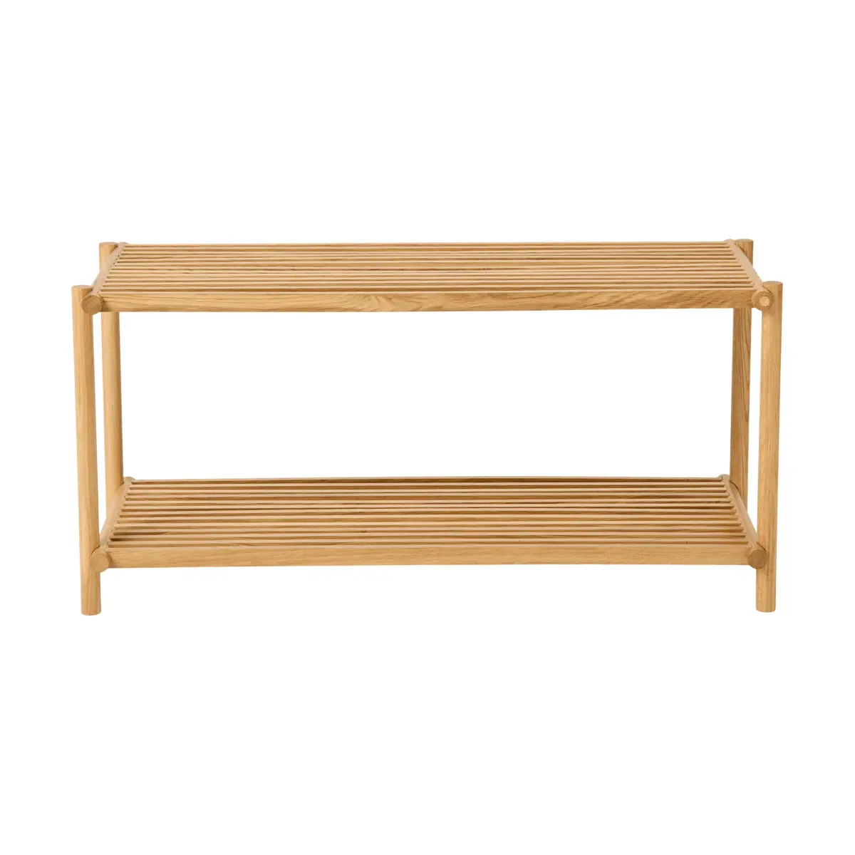 Column Shoe rack, Mattlakkert eik