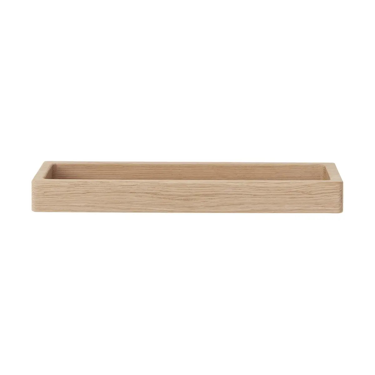 Shelf 10 vegghylle 32 cm, Lacquered oak