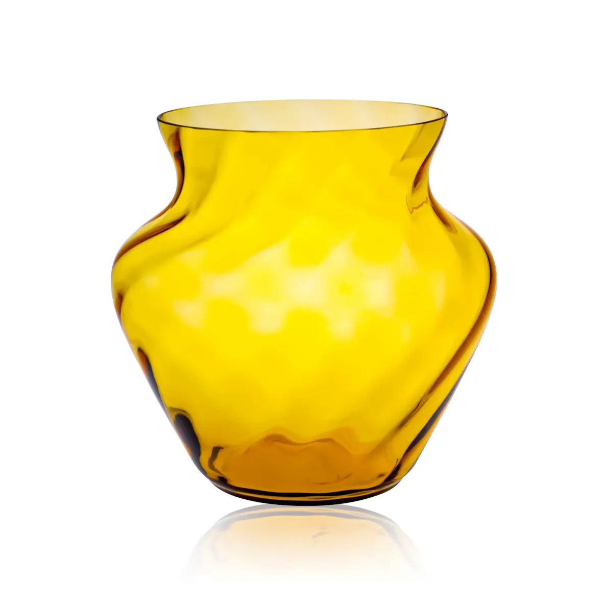 Dahlia Vase, Amber