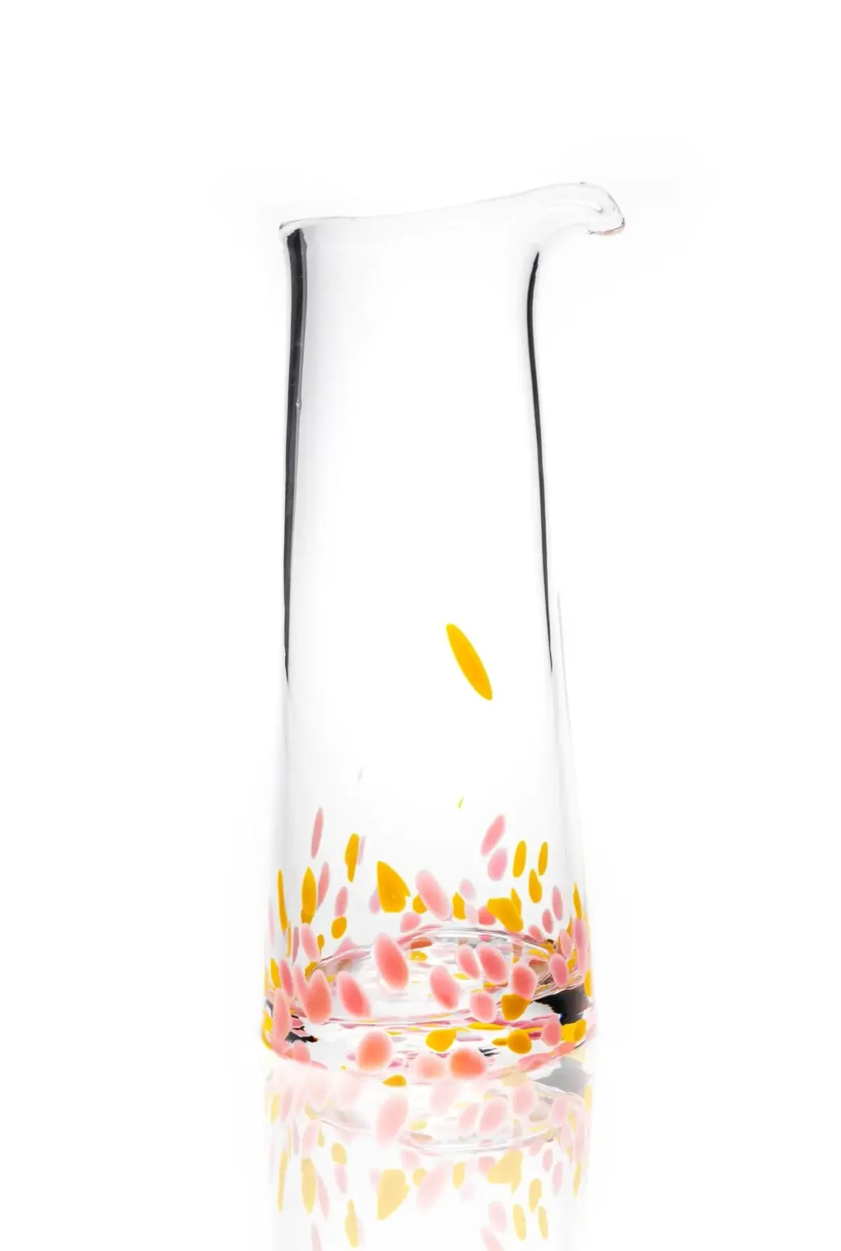 Konfetti karaffel, Rosa - gul