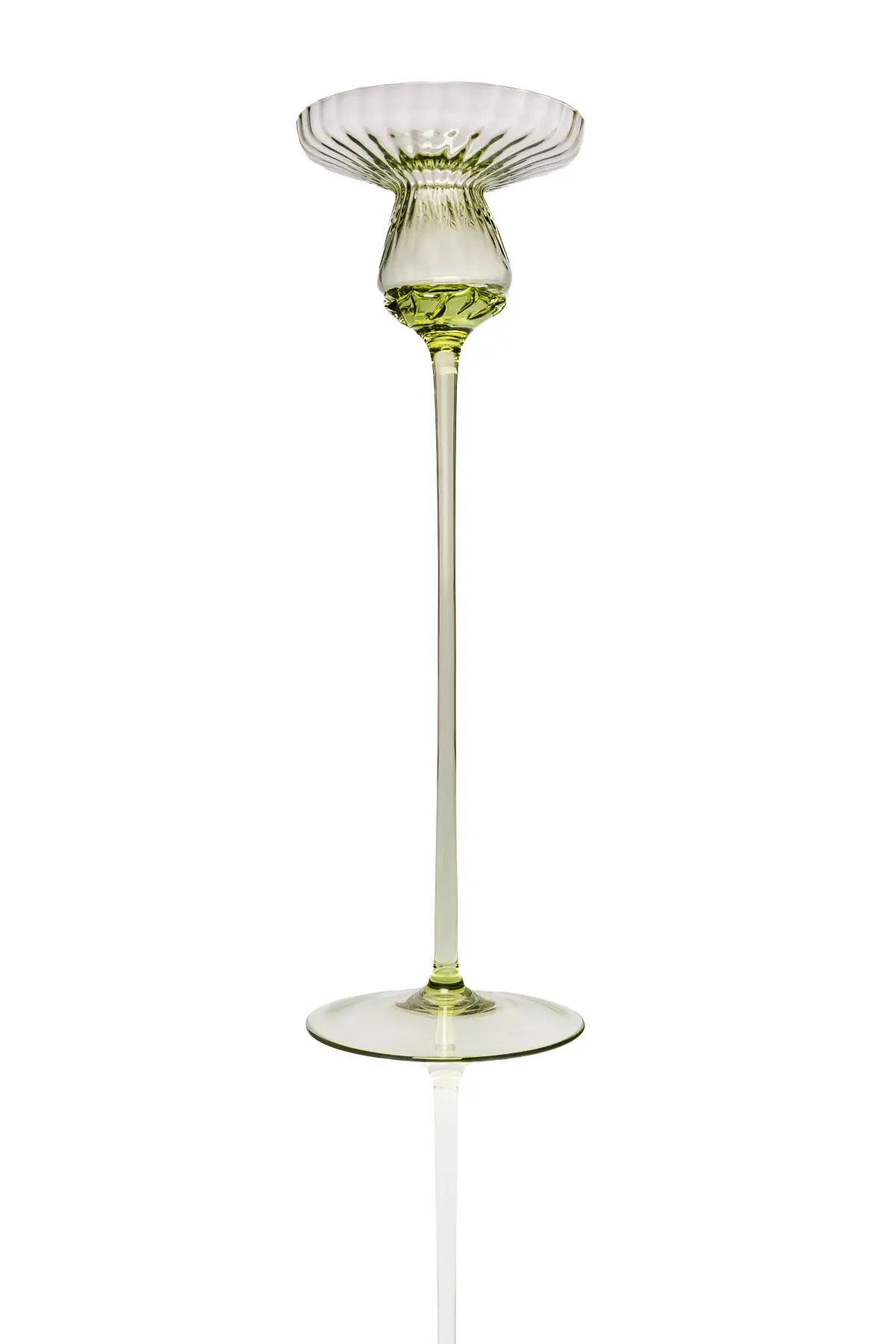 Tulipan lysestake 25 cm, Olivegreen
