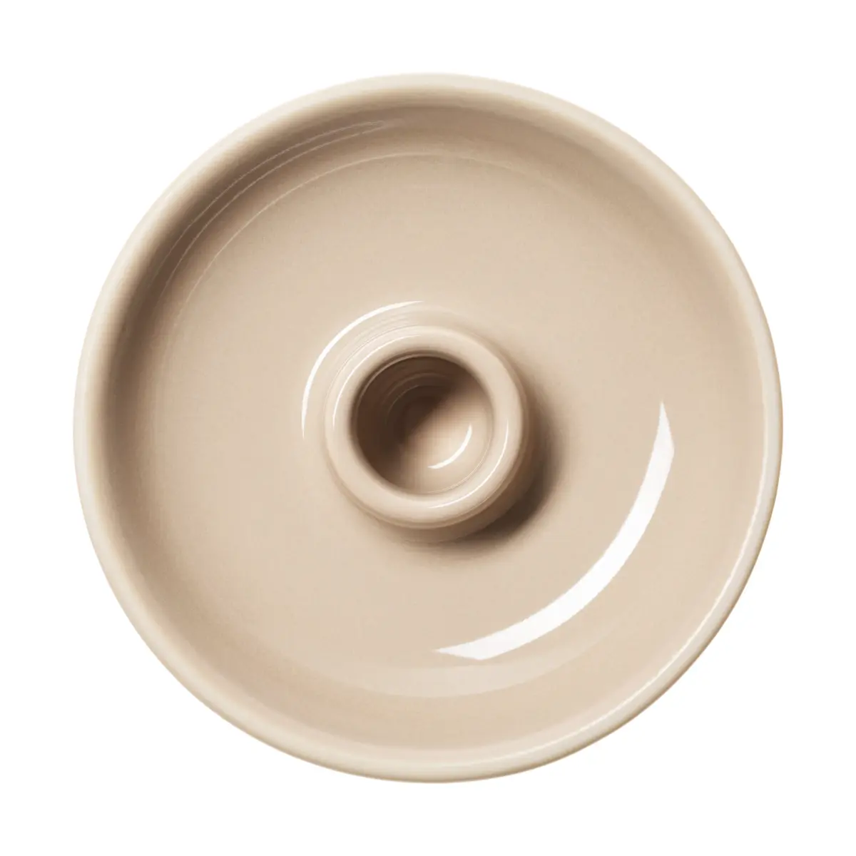 Kirnu lysestake Ø11x3,5 cm, Beige