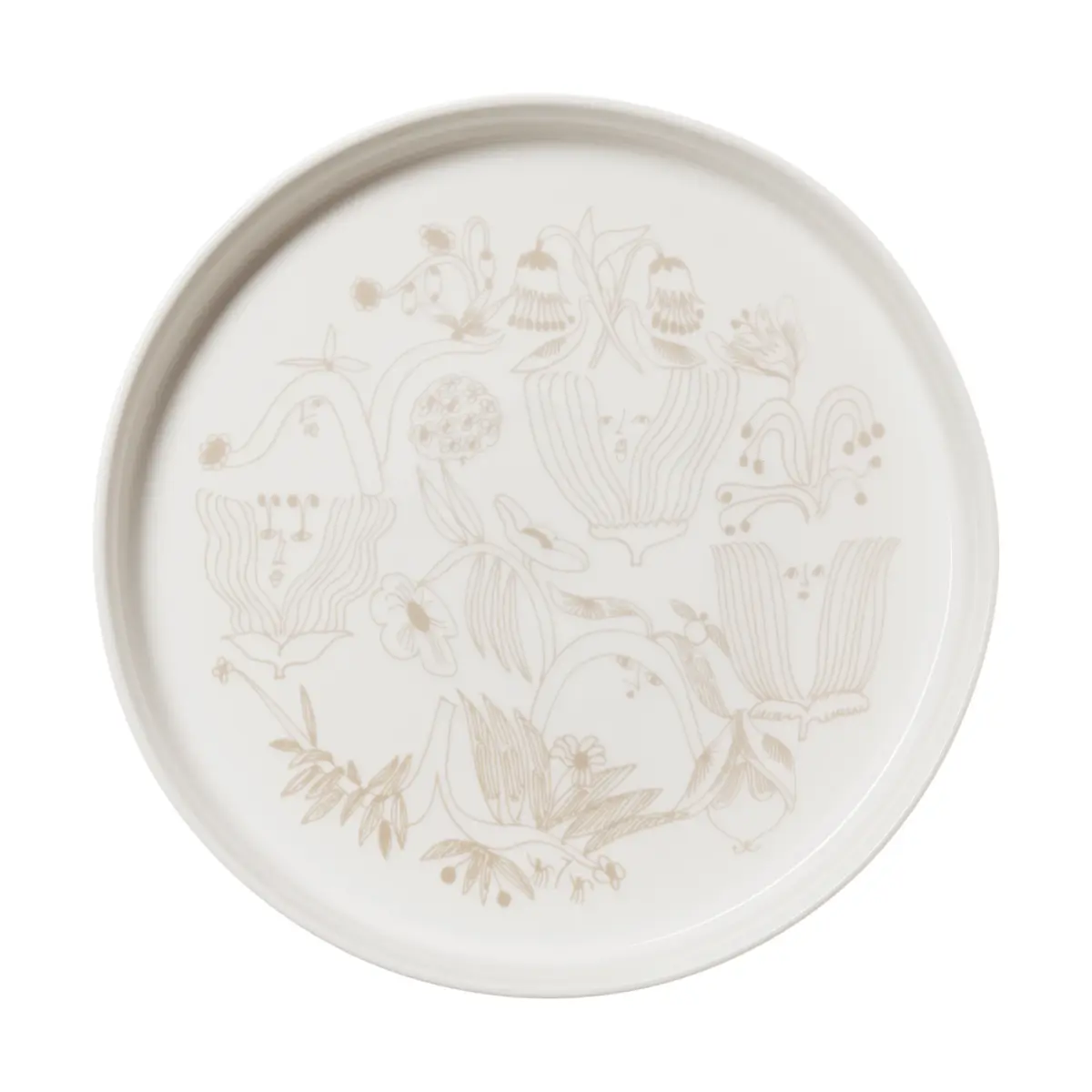 Puutarhurit paiform Ø28 cm, Beige