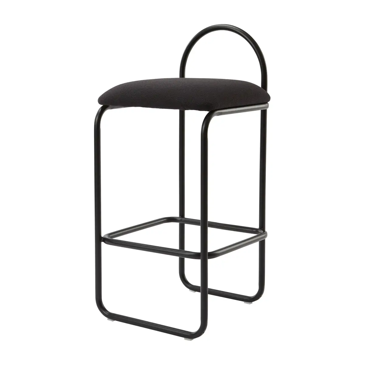 Angui barstol bouclé, Anthracite