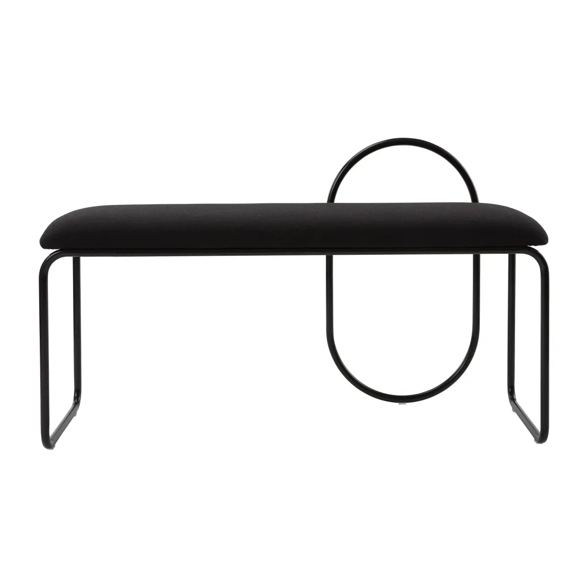 Angui benk bouclé, Anthracite