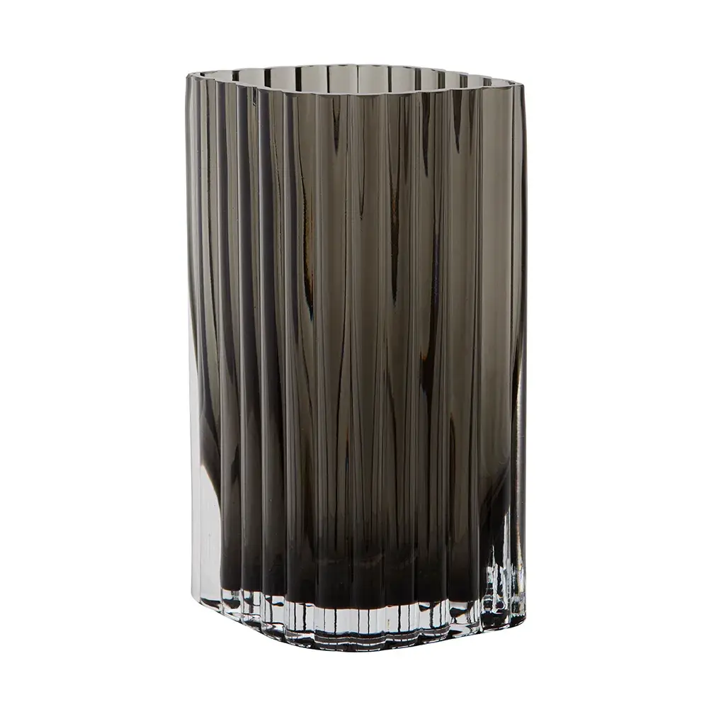 Folium vase 20 cm, Black