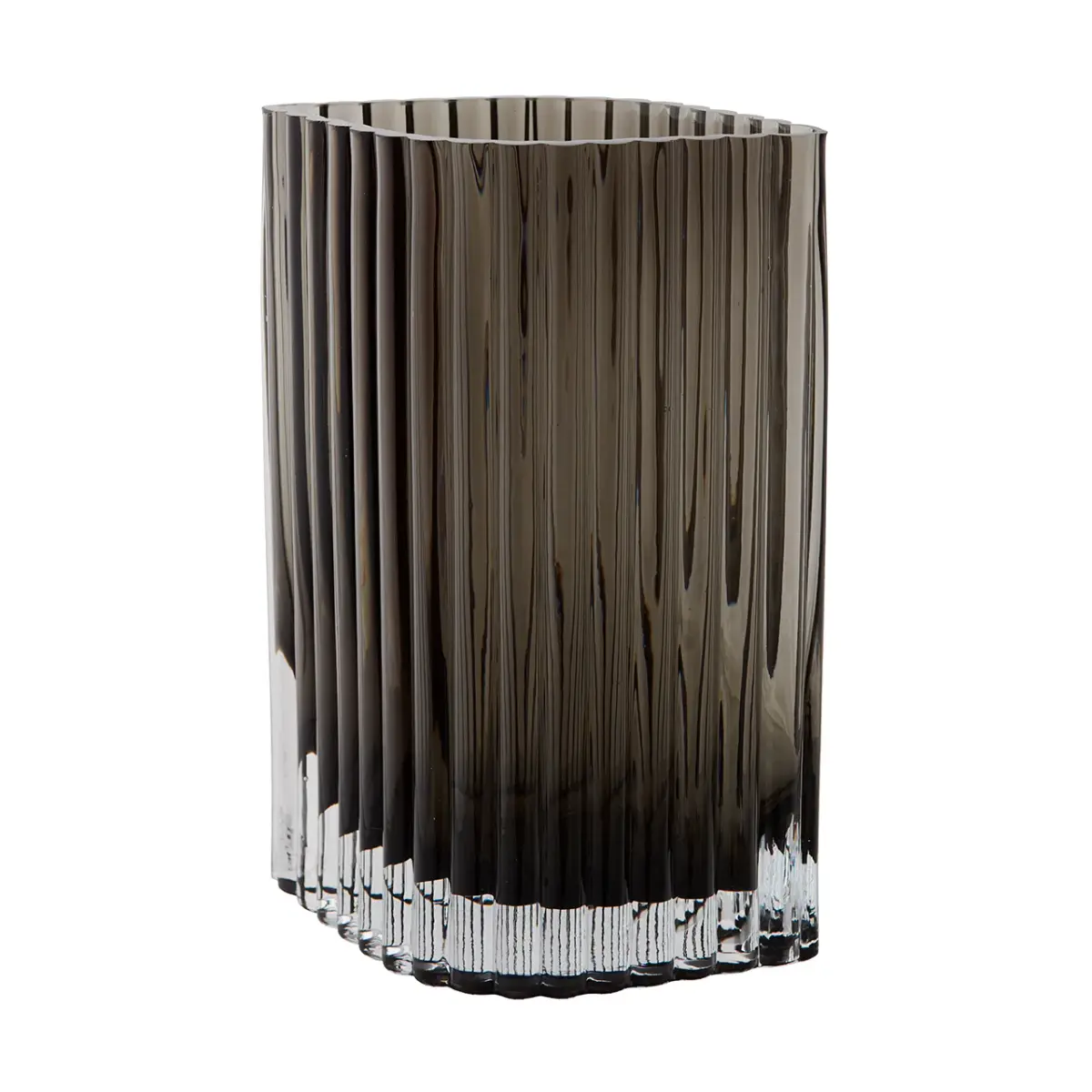 Folium vase 25 cm, Black