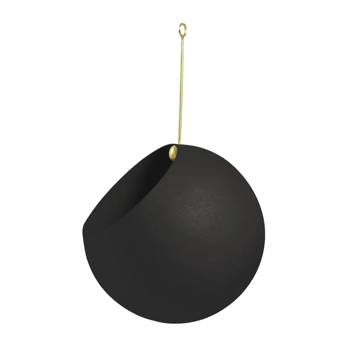 GLOBE hengende krukke Ø17 cm h28 cm, Black