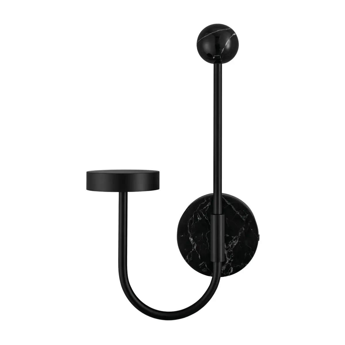 GRASIL vegglampe 30 x 54 cm, Black/Black