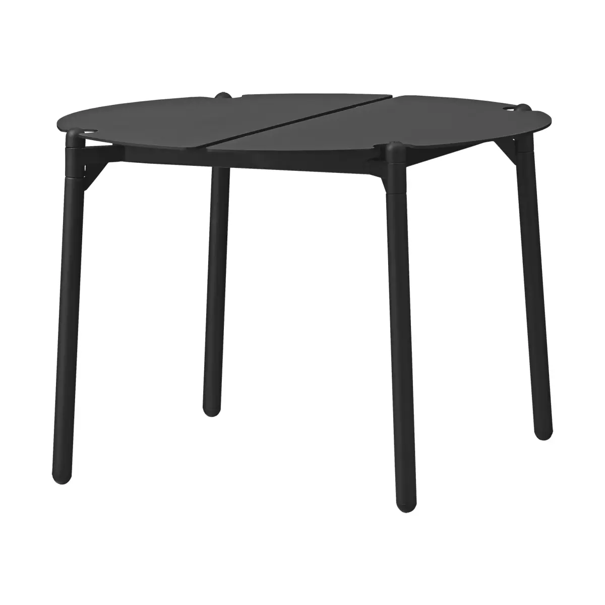 NOVO loungebord Ø50x35 cm, black
