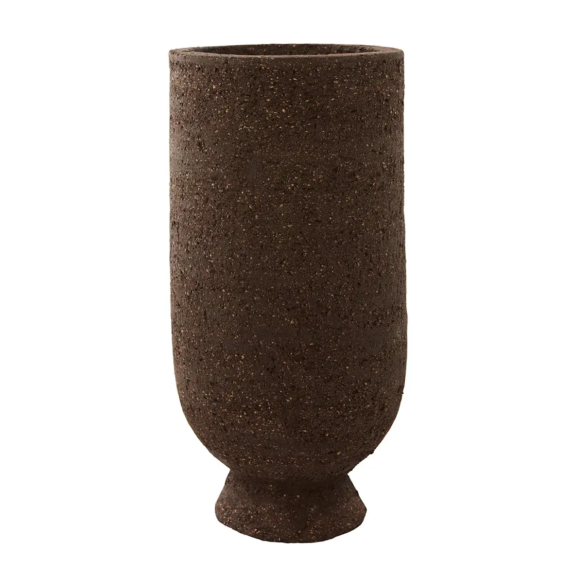 Terra krukke/vase Ø 13 cm, Java brown