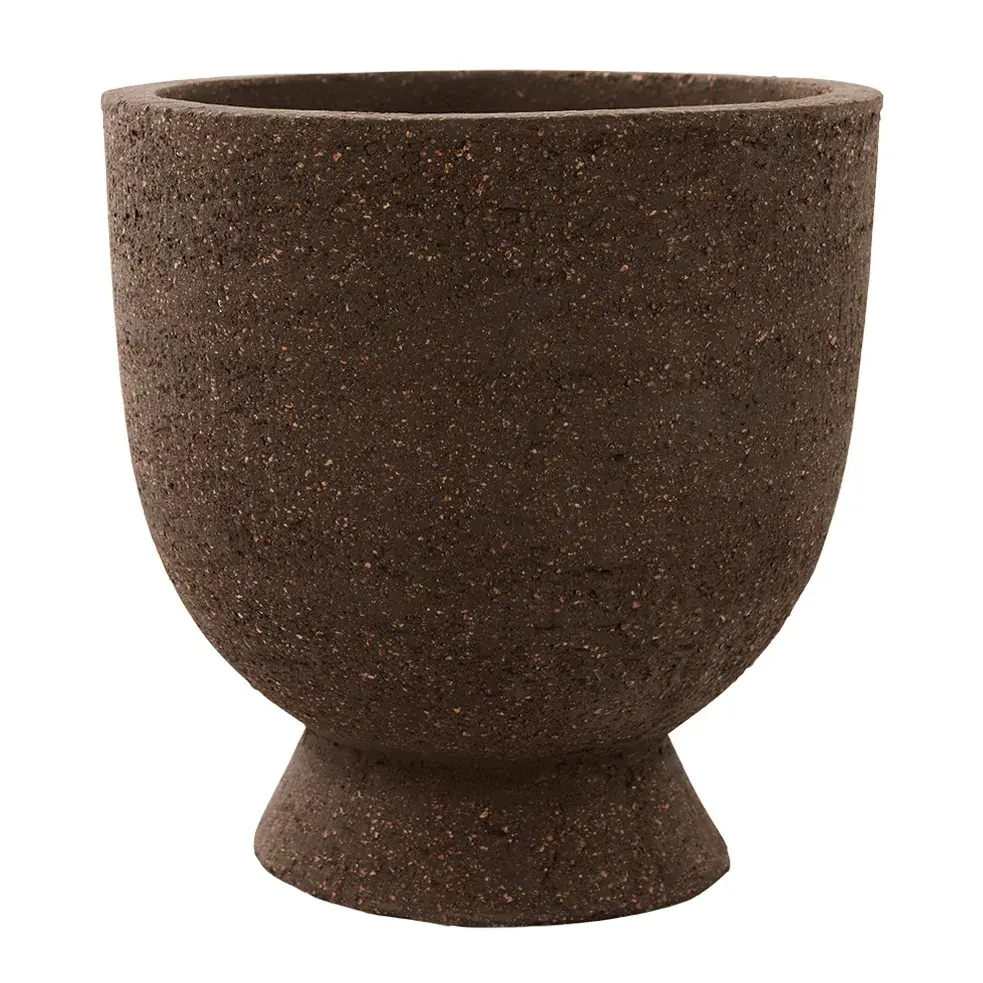 Terra krukke/vase Ø 20 cm, Java brown