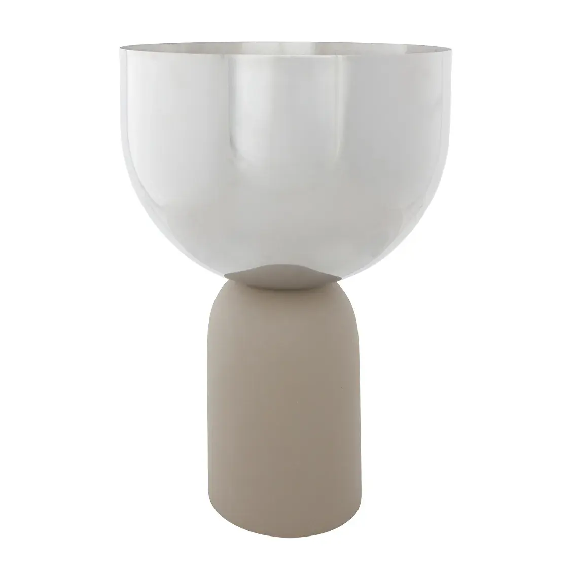 Torus krukke Ø 22 cm, Sølv-taupe