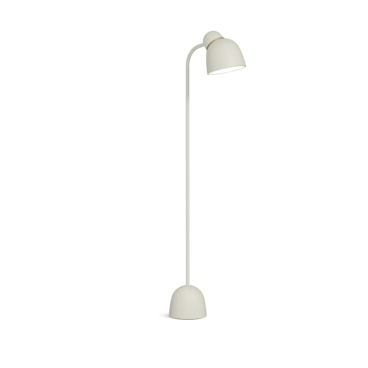 Bird gulvlampe 130 cm, Sand-messing