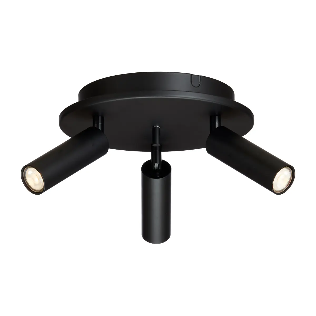 Cato Slim rund takspotlight 3, Matt svart-LED