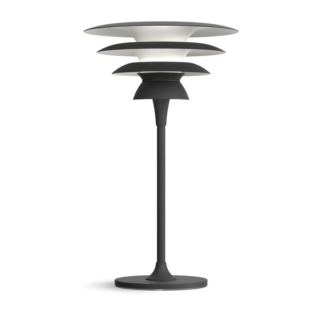 DaVinci bordslampa Ø30 cm, Matt svart