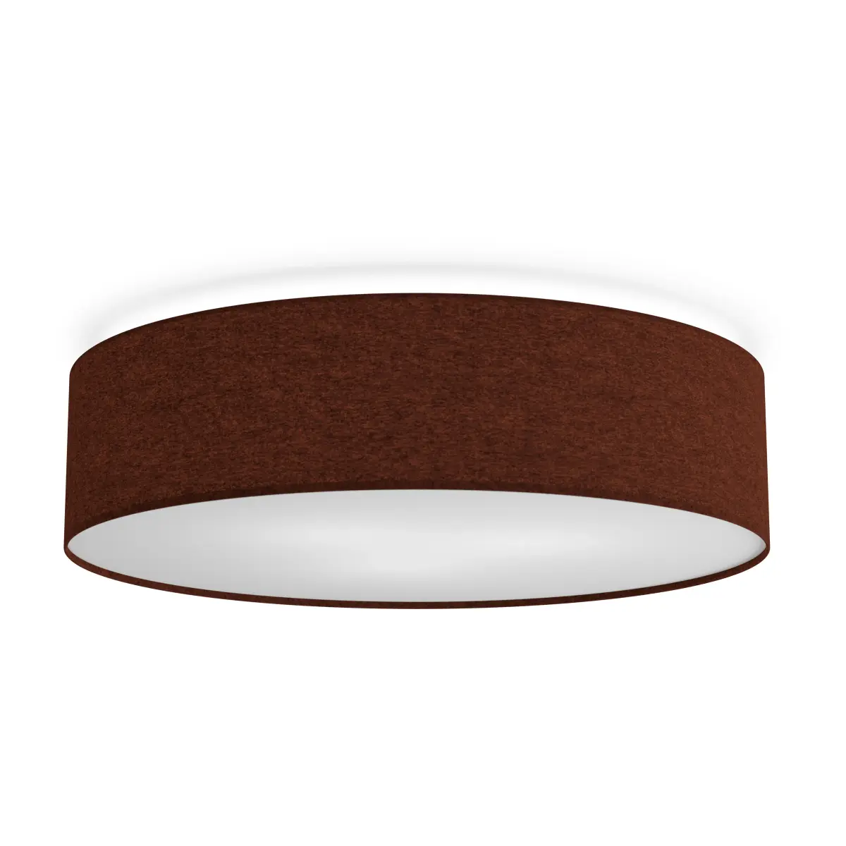 Soft takplafond Ø 60 cm, Rustrød ull